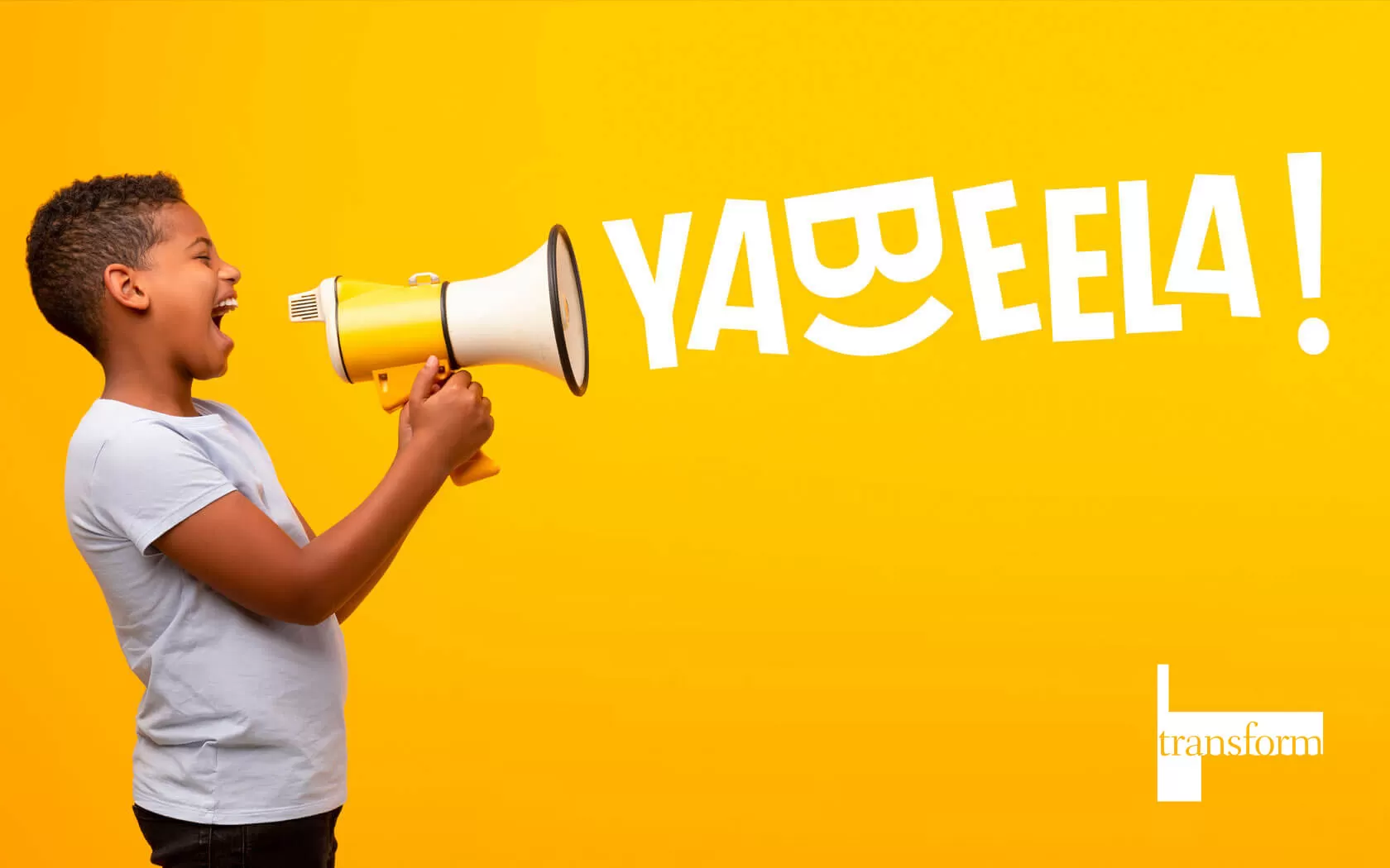 Yabeela! logo in white